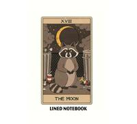 Lined Notebook: Art Inspirational The Hand Moon Picture Raccoons Birthday Tarot Body Wide Ruled Composition Can Be As Notebooks, Diaries, Diaries