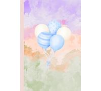 Lined Notebook: Bear Hugs Collection: "Cutie Balloon"