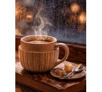 Lined Notebook - Cozy Coffee Theme: A warm lined notebook for writing, notes, ideas, and everyday use