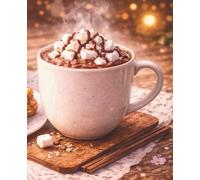Lined Notebook - Cozy Hot Chocolate & Churros: Warm dessert aesthetic journal for notes, lists, and everyday writing