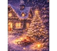 Lined Notebook - Cozy Winter Cottage: A cozy space for writing, notes, and quiet reflection