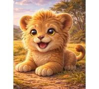 Lined Notebook - Cute Baby Lion: Adorable Wildlife Journal for Writing, Notes and Creative Thoughts