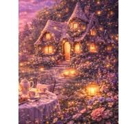 Lined Notebook - Enchanted Cottage Garden: Aesthetic Cottagecore Journal for Writing, Notes and Creative Thoughts