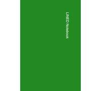 Lined Notebook Forest Green: Minimalist Ruled Journal for Writing, School, Work, Notes and Planning