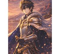 Lined Notebook: Handsome Fantasy Prince by the Castle: 7.5 x 9.25 Inches | 100 Ruled Pages | Beautiful Full Wraparound Cover | Perfect for Writing, Journaling, Notes & Everyday Use