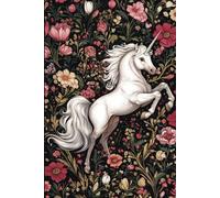 Lined Notebook | Magical Unicorn Elegant Journal Notebook Cover Inspired By William Morris: 6x9 Ruled Lined Pages | 100 Pages for Writing, Journaling, or Note-Taking | Classic Design for Everyday Use