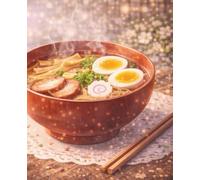 Lined Notebook - Ramen Blossom Comfort: A warm writing journal for cozy reflections and peaceful moments