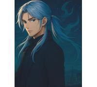 Lined Notebook - Silver Moon Hunter: A bold journaling space for thoughts, strategy, and daily writing