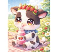 Lined Notebook - Strawberry Picnic Cow: A sweet and cheerful journal for playful thoughts and sunny days