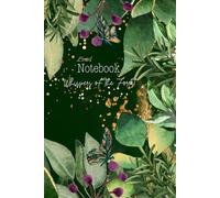 Lined Notebook: Whispers of the Forest: A Thoughtfully Designed Journal Featuring Dark Green Cover, Intricate Leaf Patterns, and Elegant Butterflies ... Ideas, Reflections, and Creative Writing
