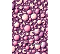 Lined Notebook: Wide Ruled Paper with Whimsical Pastel Space Pattern - 120 Pages 6x9: Inspiring Journal for Creative Minds, Students, and Young Explorers