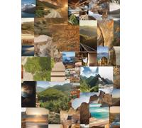 lined notebook with a cyclist motif on the cover