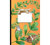 Lined notebook with Animals, 120 pages, Paperback: The notebook will work perfectly both at school and at work. Perfect for notes, planning, drawings ... paper, writing in it is a real pleasure.