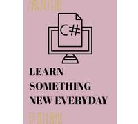 Lined Notebook with C# Quick Reference Guide, 8.5"x11" Notebooks for Work, Large A4 Journal Notebook for Writing, Paperback Cover Journal