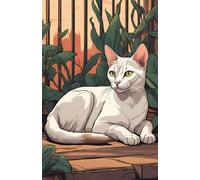 Lined Paper Notebook Burmilla: A5 96-page, Paws and Lines: A Burmilla cat Inspired for school and studies