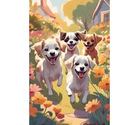 Lined Paper Notebook Sweet dogs: A5 96-page, Paws and Lines: A Lovely dogs Inspired for school and studies