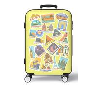 Lined Vacation Composition Notebook / Journal: Yellow Holiday Travel (Trip / Adventure / Break) Notepad / Planner For Men, Women, Boys & Girls (Kids) | A Great Gift / Present | Handy 6x9" | 120 Pages.