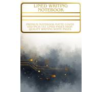 Lined Writing Notebook: Matte high quality cover and high quality white writing paper 6x9 inch/ 151 pages
