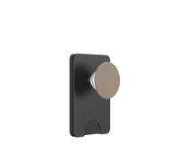 Linee a spirale marrone chiaro e nero PopSockets PopWallet per MagSafe
