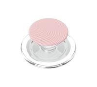 Linee a spirale rosa e bianche PopSockets PopGrip per MagSafe