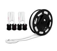 Linee da badminton per prato, marcature di confine di allenamento, 240 x 528 pollici, linee di marcatura sul campo di gioco, attrezzatura per l'allenamento per basket, pallavolo, badminton