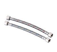 Linee di alimentazione del rubinetto da 3/8 "a 3/8" filettatura di compressione femmina 1 coppia, ARCORA 8 "rubinetto tubo collega il lavandino della cucina al rifornimento idrico