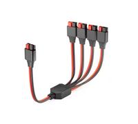 Linee di Collegamento Andrson da 1 A 4 da 45 A, Cavo di Alimentazione Tipo Y da 1 A 4, Spina per Batteria Solare Esterna, Cavo Interruttore 14 AWG