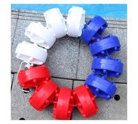 Linee di Corsia for Piscina Competitiva. Corda Sicurezza Regolabile for con Galleggianti, Utilizzata for Separare Le Corsie Competizione(Nylon Rope,100cm)