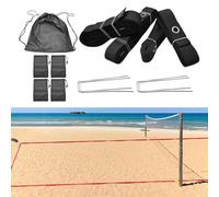 Linee di pallavolo da spiaggia per il campo borderline di sabbia per