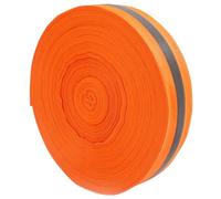 Linee di pallavolo della spiaggia 2 '' x 328 'Nylon Beach Vibrant Orange Volleyball Confine Lines Attenzione riflettente resistente alle lacrime per corsie da pista da corsa, marcatori di traguardo