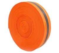 Linee di pallavolo della Spiaggia 2 '' x 328 'Nylon Beach Vibrant Orange Volleyball Confine Lines Attenzione Riflettente Resistente alle Lacrime per corsie da Pista da Corsa, marcatori di traguardo