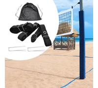 Linee di pallavolo della spiaggia con borsa per coulisse per la spiaggia di