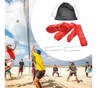 Linee di pallavolo della spiaggia con borsa per coulisse per la spiaggia di