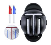 Linee di palline da golf, kit di allineamento di precisione per mettere e identificare, per migliorare la precisione del golf, per uomini e donne, corsi di allenamento per golfisti