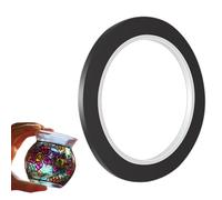 Linee di Piombo per Vetrate Colorate in PET Nero - Decalcomanie e Vernici per Vetri, Adesivi Decorativi per Galleria