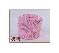 Linee di processo, Cordoncino macramè in cotone 100% 4-5 mm x 110 iarde multicolore(Light Pink)