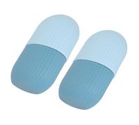 Linee d'onda Rullo per il Viso di Ghiaccio per gli Occhi Strumento di Bellezza Impacco di Ghiaccio con Motivo Ondulato 2 Pezzi Set di Massaggi Kit per la Cura del Viso Stimata