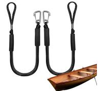 Linee per banchine elastiche per barche, Galleggiante in schiuma per linee di ormeggio per barche da 4 piedi che assorbe gli urti, Cravatte non a strappo, 2 pezzi di corda marina per pontone, per bar