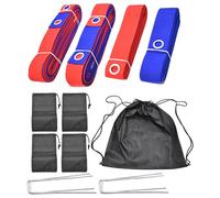 Linee per pallavolo - Set di linee di confine per sabbia - Accessori per allenamento giochi professionali Attrezzatura pieghevole per campi sportivi parchi università cortile lago sole