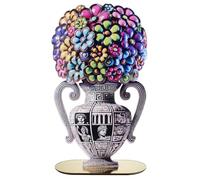 LINEE Recanati - GREEK POP Scultura Soprammobile Centrotavola Decorativo a Forma di Vaso in PMMA - Oggetto d’Arredo Ispirato all’Arte Greca per Casa e Ufficio - 28×51×13 cm circa - Made in Italy (DUE)