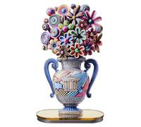 LINEE Recanati - Vaso MINI GREEK POP in PMMA 15,5x4x9 cm - 3 Modelli Disponibili - Vaso Decorativo Ispirato all’Arte Greca - Made in Italy (UNO)