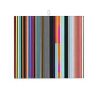 Linee verticali irregolari Tappetino assorbente per piano di lavoro della cucina (40,6 x 45,7 cm) - Tappetino scolapiatti di alto valore