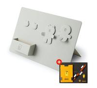 LINEF RIENDS Magnet Desk Organizer RHODIA Sally Ballpoint Pen Figure Notepad Set