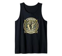 Lineman Brotherhood - Distintivo con Scritta Keep The Lights On Canotta