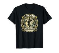 Lineman Brotherhood - Distintivo con Scritta Keep The Lights On Maglietta