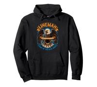 Lineman Class of The Trades Ultimo di Quelli Reali Felpa con Cappuccio