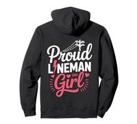 Lineman Fidanzata Lineman Moglie Felpa con Cappuccio