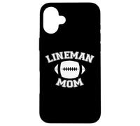 Lineman Mom Football - Linea difensiva offensiva per genitori Custodia per iPhone 16 Plus