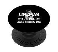 Lineman perché anche i quarterback hanno bisogno di eroi PopSockets PopGrip Adesivo
