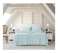 Linen Closet Luxury Cotton Blend 4-Piece Sheet Set Full Soft Green